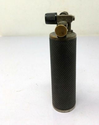 Vintage Rare Trench Lighter Cool Pipe Fluid Refillable with Pure Brass Lighter 2