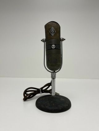 Rare Vintage Rca Type 77dx Ribbon Microphone Radio Broadcast 77 Dx Mic