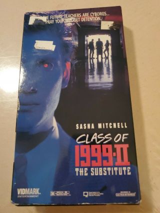 Class Of 1999 2 The Substitute Vhs Rare Htf