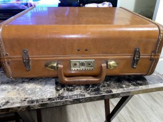 Vintage Samsonite 4616 Luggage Briefcase Rare Vtg - No Key -