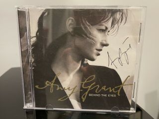 Autographed Amy Grant Behind The Eyes Cd 1997 Features Gordon Kennedy Rare