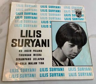 Indonesian Lilis Suryani Ep Rare Indonesia Garage Psych Pop 7 " World Rock