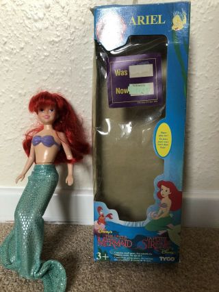 Vintage Disney’s The Little Mermaid Ariel Doll Box