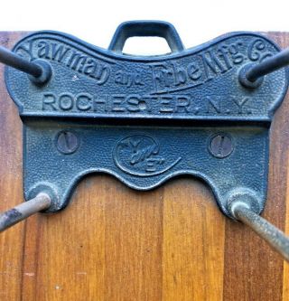 Antique Yawman And Erbe Cast Iron Clipboard Office Specialty