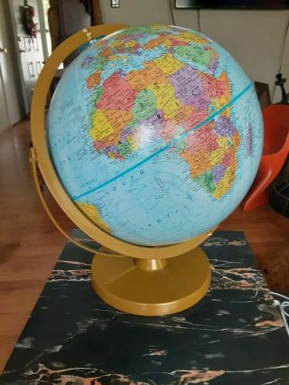 Rare Minty Vintage Replogle World Nation Series 12 " Globe