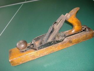 Antique Bailey Stanley Rule & Level Co.  No.  27 Hand Wood Plane Made In U.  S.  A.