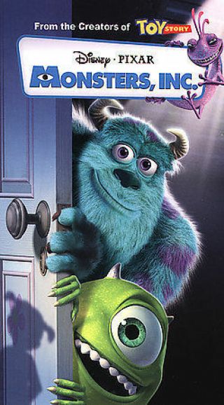 Disney Pixar Monsters,  Inc.  Spanish Version Espanol Vhs 2002 Mike Sully Rare