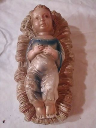 Vintage Rare Empire Blow Mold Baby Jesus 12 Inch