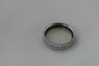 Rare Walz Uv Filter Screw - In For Leica Rangefinder 50mm F/3.  5 Elmar Lens