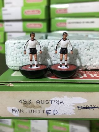 Subbuteo Lw Team - Austria Man United 2nd Ref 453 Lovely Team.  Players Good Rare