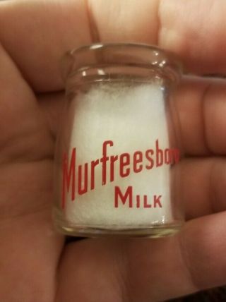 Rare - Dairy Creamer (tn,  Tennessee) - Murfreesboro Milk (large Letter) 0.  5 Oz