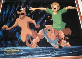 Scooby Doo On Zombie Island Hanna Barbera Signed Org Production Cel W/coa,  Rare