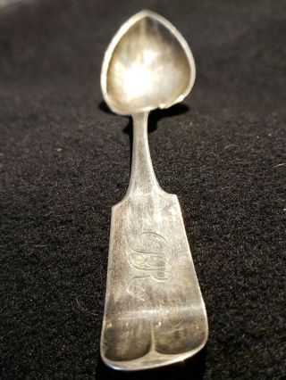 Coin Silver Spoon Vintage Antique John M Robertson " Dr " Doctor Gift