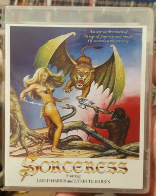 Sorceress 1982 Blu - Ray Like - Oop Rare Scorpion Releasing Leigh Lynette Harris