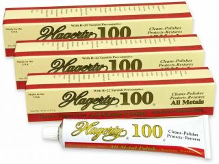 Hagerty " 100 " All Metal Polish - 3 - Pack (3 Tubes) On Brass,  Copper,  More