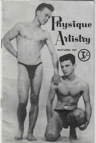 Physique Artistry / Autumn 1957 / Gay Interest,  Vintage,  Beefcake,  Rare Item