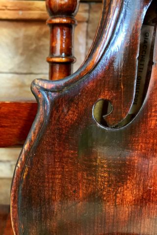 Rare,  ITALIAN old,  antique 4/4 labelled MASTER violin - READY TO PLAY 5