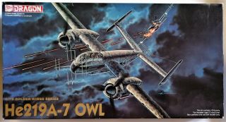 Heinkel He - 219 A - 7 " Owl " 1/72 Dragon 5006 Rare