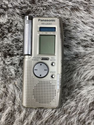 Panasonic Rr - Us351 Digital Recorder And Voice Editor Rare