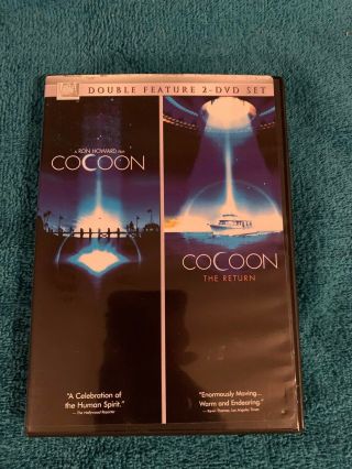 Cocoon 1985 & Cocoon 2 The Return 1988 Dvds Wide & Full Screen Inserts Oop Rare