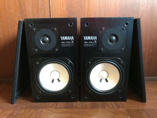 Pair Yamaha Ns - 10mx Magnetically Shielded Model Monitor Speakers Rare Model