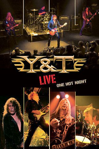 Y&t - Live One Hot Night Dvd 2007 2 Dvds 1 Cds Oop Rare Y And T