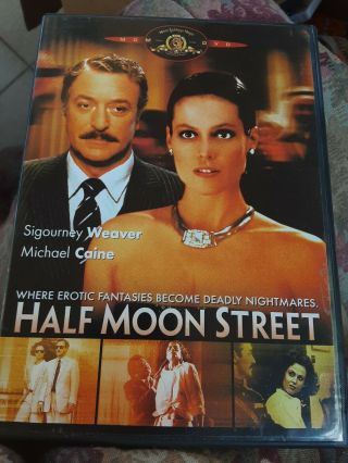 Half Moon Street Dvd Mgm Michael Caine Sigourney Weaver Rare Oop