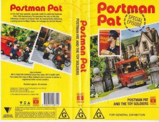 Postman Pat And The Toy Soldiers Vhs Pal Video A Rare Find