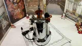RARE La Pavoni Professional Premillenium PLH wood coffee lever espresso machine 3