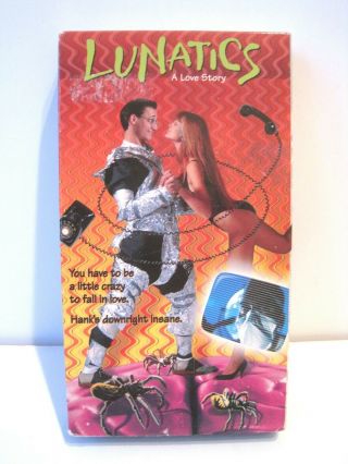 Lunatics A Love Story (vhs,  1990) Very Rare,  By Sam Raimi,  Deborah Foreman
