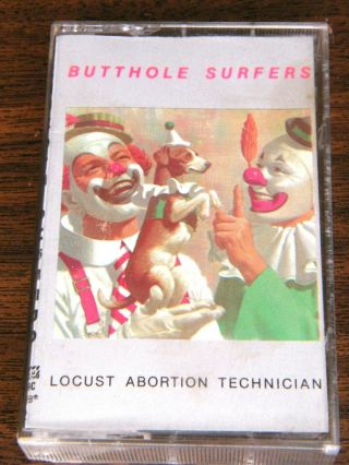 Butthole Surfers Locust Abortion Technician Vintage Cassette Tape 1987 Rare