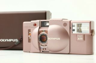 Rare [near In Case] Olympus Xa2 Pink Point & Shoot Film Camera Japan 2222
