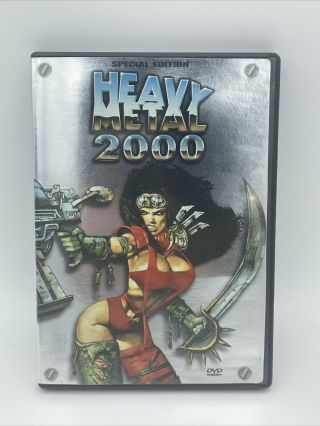 Heavy Metal 2000 Dvd - Special Edition - Silver Cover - Rare - Cool