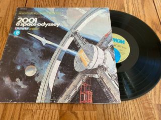 Rare 2001 A Space Odyssey Mgm Soundtrack Album Vinyl Lp Stanley Kubrick Ex