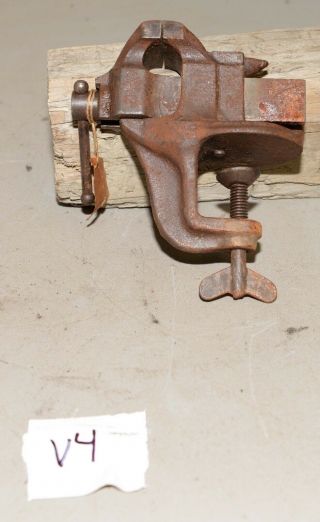 Antique Bench Vise Anvil Watchmakers Gunsmith Machinist Jeweler Gunsmith Tool V4