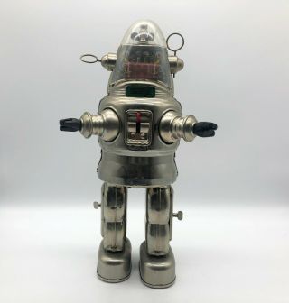 Rare Limited Nomura Robby The Robot Tin Mechanized Toy Chrome