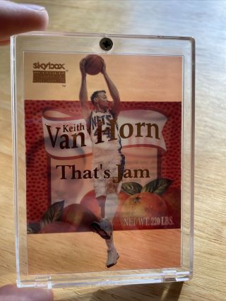 Keith Van Horn 1999 Skybox Premium Thats Jam Rare Acetate Insert 11