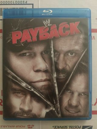 Wwe Payback 2013 Blu - Ray/ Rare Oop Wwf Wcw Ecw Nxt
