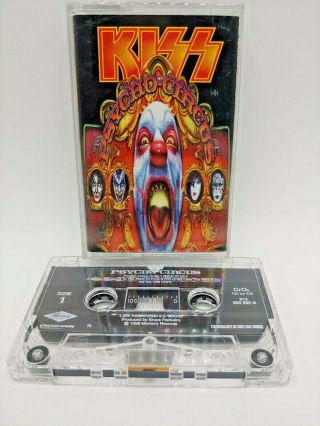Kiss Psycho Circus 1998 Rare Cassette Tape Last With Lineup Tbl2