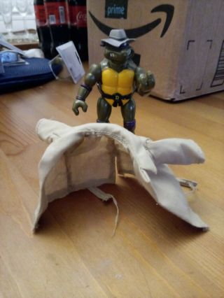 TMNT RARE 1994 Undercover Donatello WITH Coat.  Vintage Toy 2