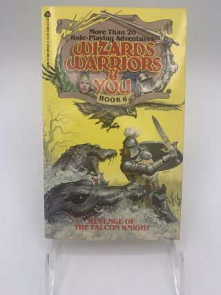 Rare Wizards Warriors And You 6: Revenge Of The Falcon Knight Rpg Gamebook Cyoa
