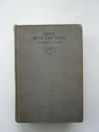 Vtg 1936 Gone With The Wind Mitchell Nov Edition Civil War Novel Hb Book Rare