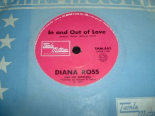 Diana Ross / Supremes In And Out Of Love Rare Nz 1967 7 " 45 Zealand Import