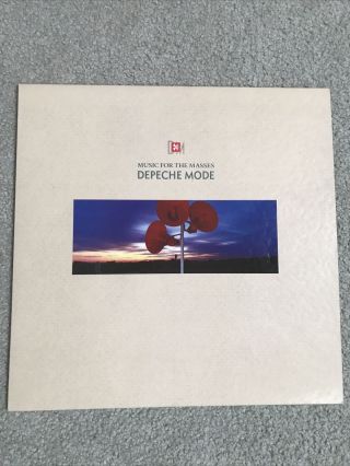 Depeche Mode Music For The Masses Uk Rare Limited Edition Clear Vinyl Lp Album