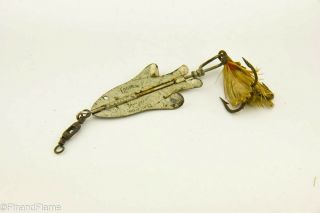 Vintage Edgren Spoon Spinner Antique Fishing Lure Lc28