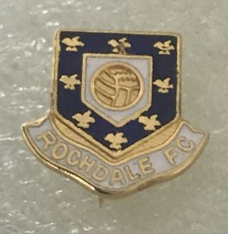 Very Rare & Old 1970’s Rochdale Supporter Enamel Badge