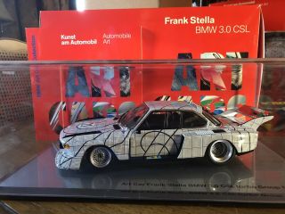Bmw Art Car 1:18 Frank Stella 3.  0csl Turbo Group 5 1979 Complete Rare
