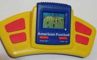 Rare Vintage American Football Handheld Video Game - -