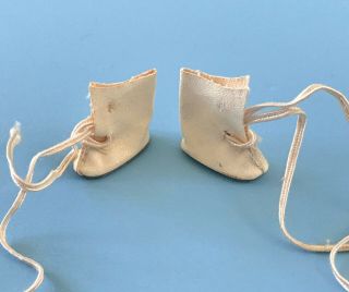 Vintage Oilcloth Doll Shoes: Boots For American Character Tiny Betsy Mccall