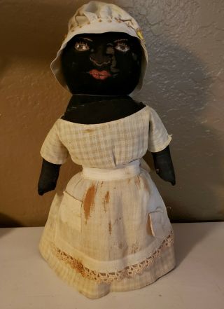 Antique African American Black Bottle Doll Handmade Primitive Vintage